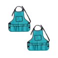 thumbnail image 1 of Clearance Apron Sleeve under $15 Mens Aprons Apron With Tool Pockets Gardening Apron Gardener Artist Apron Canvas Apron Grilling Garden Apron For Men Women With 14 Pockets Gardening Tool Work Ap, 1 of 9