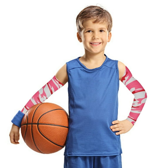 Clearance Apron Sleeve under $5 Children's Sleeve Elastic Sunscreen Arm Sleeve Suitable For Children Outdoor Sports Arm Sleeve Bright Colors 1 Pair Ice Sleeves For Children