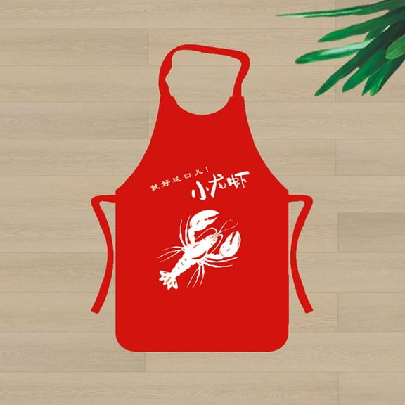 Kitchen Apron Sleeve Adjustable Bib Apron Kitchen Apron For Cooking Grilling Crafting & Painting,Red Kitchen Apron Sleeve