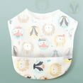 thumbnail image 1 of Clearance Apron Sleeve under $5,Baby Set Toddler With Crumb Catcher Pocket & Snap Button Baby Feeding For 6 24 Months, 1 of 9
