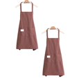 thumbnail image 1 of Clearance Apron Sleeve under $7 Kitchen Cooking Aprons Adjustable Bib Soft Apron With Pockets For Men Women, 1 of 4