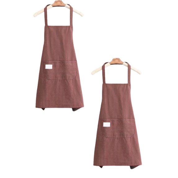 Clearance Apron Sleeve under $7 Kitchen Cooking Aprons Adjustable Bib Soft Apron With Pockets For Men Women