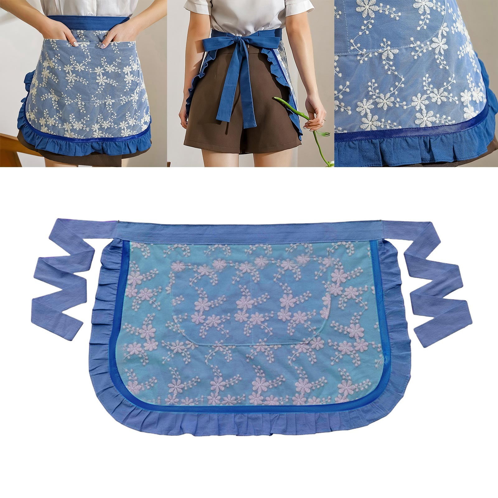 Clearance Apron Sleeve under $7 Waist Apron Soft Oil Proof Lace ...