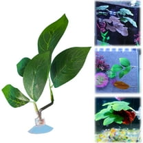 Clearance! Aquarium and Fish Tank Decoration | Plastic Water Fish Rest and Egg Laying Leaves | Realistic Design Creating a Natural Aquarium Environment