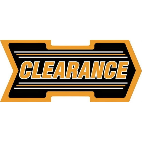 Clearance Arrow Shelf Tag