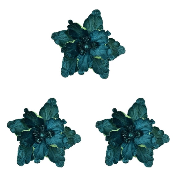 Clearance Artificial Christmas Flower Ornament, Decorative Stem for Christmas Tree and Table Display GN