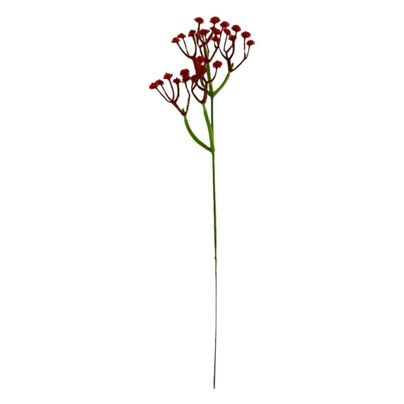 Clearance! Artificial Flowers Decoration FNGZ Elegant Artificial Gypsophila Flowers Bulk Fake Flower Stems Lifelike Picks for Vase Wedding Decor Party Accessory, Red