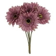 thumbnail image 1 of Clearance!Artificial Gerbera Bouquets, Faux Daisy Flower Bundles Fake Floral Arrangements,Realistic Rustic Country Style Bouquets for Bridal Wedding Home Hotel Table Centerpieces Indoor Decor,Lotus, 1 of 9