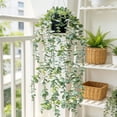 thumbnail image 1 of Clearance Artificial Hanging Vine Plant with Pot, Potted Trailing Greenery for Home Wall Room Indoor Decoration(E), 1 of 3