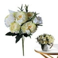 thumbnail image 1 of Clearance! Artificial Peony Flowers Peony Flowers Faux Peonies with Hydrangea Flower Bouquets for Wedding Home Decor Floral Arrangements Table Centerpieces, 1 of 9