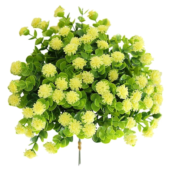 Clearance Artificial flowers under $1,1 Bundles Artificial Flowers Cemetery Flower Plastic Memorial Bouquet For Hanging Window Box Home Table Centerpieces Decor