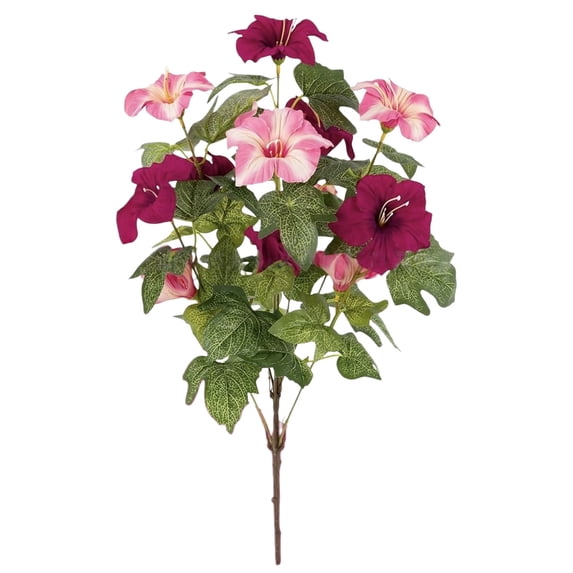Clearance Artificial flowers under $1,Artificial 7 Pronged Morning Glories Artificial Flower Morning Glories And Outdoor Living Room Decoration Inserts