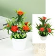 thumbnail image 1 of Clearance Artificial flowers under $1,Artificial Plant Flower Exquisite Artificial Flower Potted Plant Bonsai Wedding Party Garden Home Decor For Home, 1 of 9