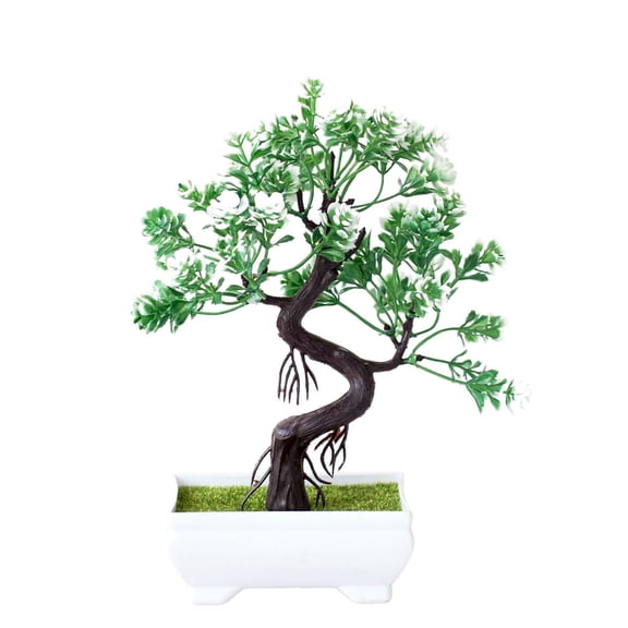 Clearance Artificial flowers under $1,Artificial Plants Bonsai Trees Plants Greenery Japanese Bonsai Tree Desktop Display Simulation Living Room Zen Garden Decoration Indoor Home Décor