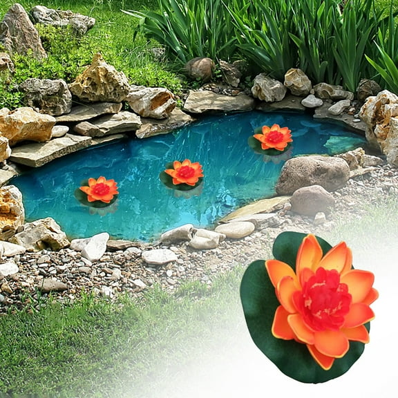 Clearance Artificial flowers under $1,Cm Flowers Artificial 10 L^otus Of Plants Pond Rose Flower Eva Floating 7 Water Eva Floating Water Pack Foam L^otus Artificial flowers