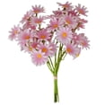 thumbnail image 1 of Clearance Artificial flowers under $1,Green And Chrysanthemum Bouquet Realistic Potted Flower Arrangement Non Fading Home Decoration Suitable For Dining Tables Mantelpieces And Desks, 1 of 9