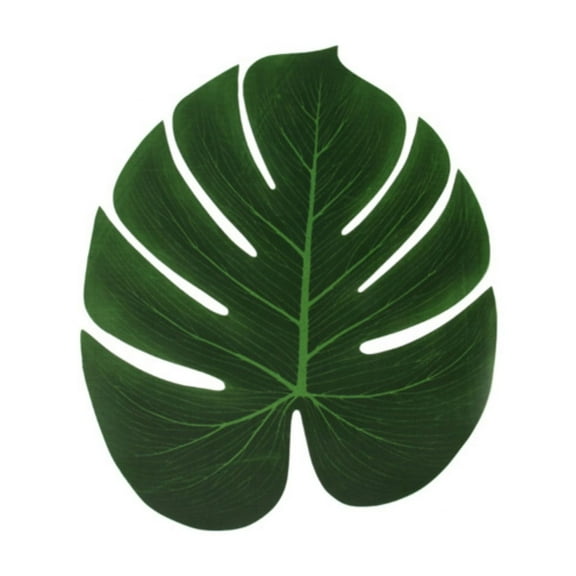 Clearance Artificial flowers under $1,Imitation Tropical Leaves Ideal For Luau Parties Jungle And Beach Themed Decor Perfect For Barbecue Parties Table Decoration