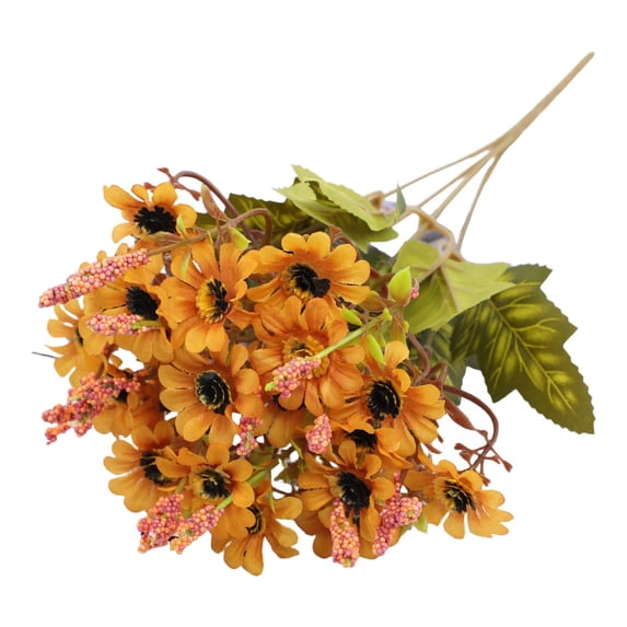Clearance Artificial flowers under $1,Living Room Entrance Decoration Simulation Artificial Flower Bouquet European High Grade Hydrangea Decoration Wedding Art