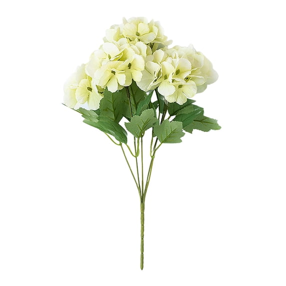 Clearance Artificial flowers under $1,Simulation Hydrangea Flower Arrangement Heads Hydrangea Bouquet For Wedding Home Garden Decor Elegant Color Artificial Flower Decoration