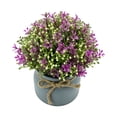 thumbnail image 1 of Clearance Artificial flowers under $10,Artificial Flowers Potted Plants Flowers In POTS Decorate Home Bathroom Kitchen Rustic Table Centerpiece Interior Outdoor Decor, 1 of 9