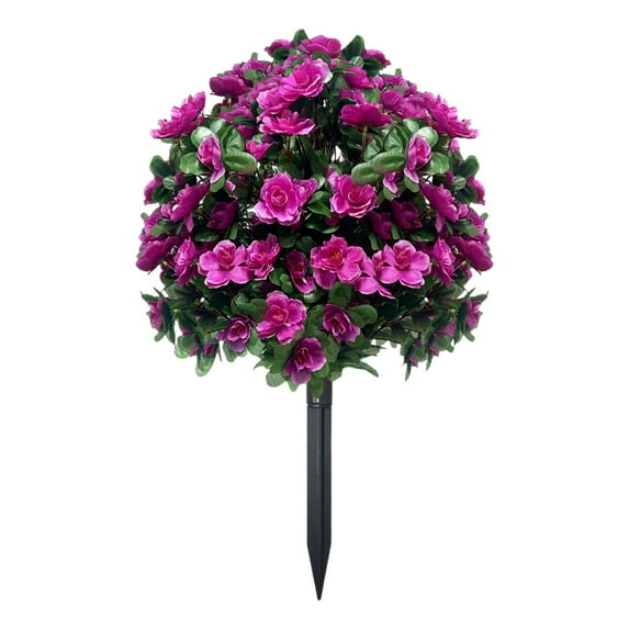 Clearance Artificial flowers under $15,Artificial Boxwood Topiary Trees With Ground Faux Outdoor Shrubs & Bushes For Porch Garden Front Yard Decor Indoor/Outdoor Plants