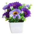 thumbnail image 1 of Clearance Artificial flowers under $5,‌Artificial Chrysanthemum Flower Gypsophila Pot Bonsai Decor Lifelike Flowers In Planter Realistic Home & Decor Perfect For Garden Wedding, 1 of 7