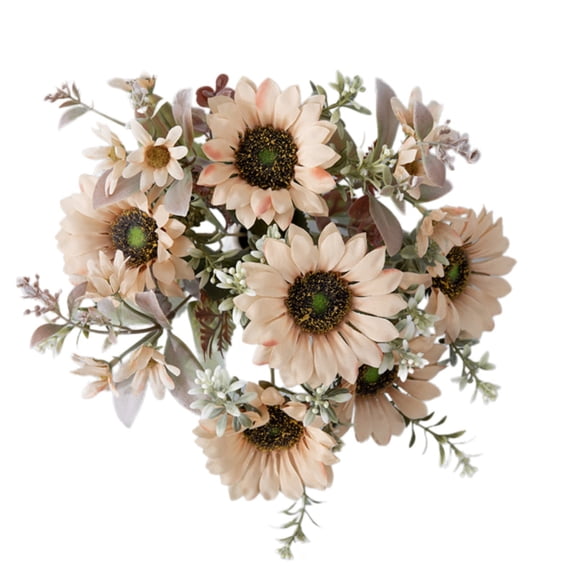 Clearance Artificial flowers under $5,Artificial Flowers Gardening Home Decoration Artificial Flowers Artificial Sunflowers Event Decoration Hand Bouquets