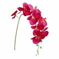 thumbnail image 1 of Clearance Artificial flowers under $5,Flowers Faux Butterfly Orchid 1 Pc Real Double Branch Silk Flowers For Wedding Home Office Party Hotel Yard Decoration Restaurant Patio Festive Furnishing, 1 of 2