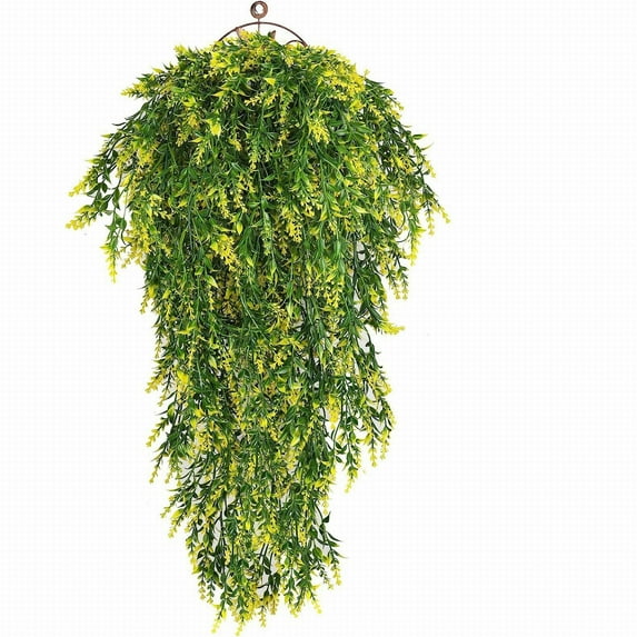 Clearance Artificial flowers under $5,Hanging Plants Artificial Lavender Plants Hanging Vines Artificial Hanging Flowers For Spring Decor Home Garden Wedding Decor