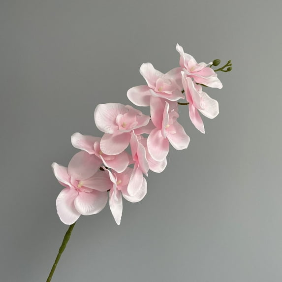 Clearance Artificial flowers under $5,Water Velvet Phalaenopsis High Simulation Chinese Phalaenopsis Wedding Flower Art Home Furnishing Hotel Decoration Artificial Flowers 2pc