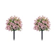 thumbnail image 1 of Clearance Artificial flowers under $50,Artificial Flowers With Ground Garden Stake Faux Greenery Shrubs Garden Accessories 22" For Farmhouse Outdoor Outside Garden Porch Patio Wedding Decoration, 1 of 5