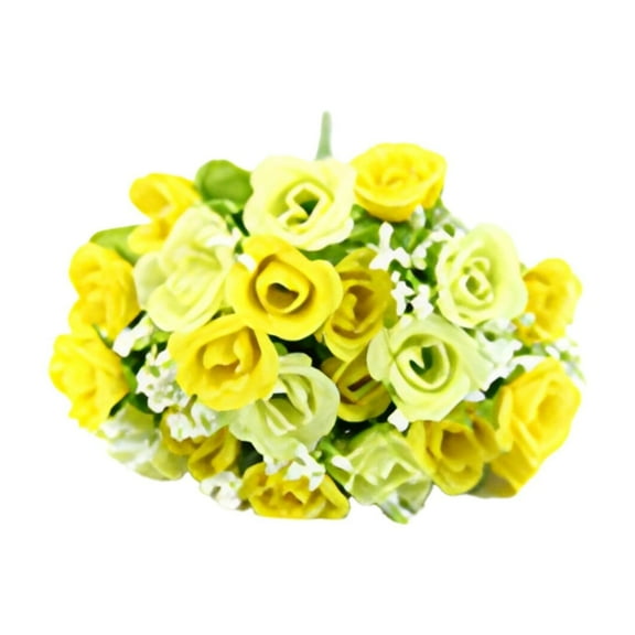 Clearance Artificial flowers under $1,1pc Artificial Roses Yellow Roses With Long For Wedding Bouquets Vases For Flower Arrangement