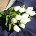 thumbnail image 1 of Clearance Artificial flowers under $1,5PC Artificial Flowers Bouquet Floral Wedding Bouquet Party Home Decor white, 1 of 7