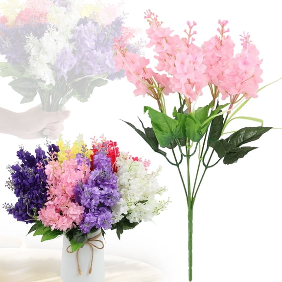 Clearance Artificial flowers under $1,Artificial Fall Flowers Outdoor Bundles Plants No Fade Faux Plastic Greenery Garden Porch Patio Fall Home Decor