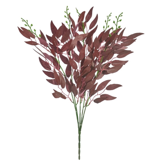 Clearance Artificial flowers under $1,Artificial Flowers Are Placed In The Display Case Of The Window Artificial Myrtle Leaf Spray About 18 To 20Inch