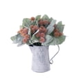 thumbnail image 1 of Clearance Artificial flowers under $1,Artificial Flowers Realistic Faux Flower Bouquet Spray For Flower Arrangements Home Wedding Bridal Decoration, 1 of 9