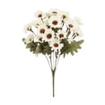 thumbnail image 1 of Clearance Artificial flowers under $1,Artificial Mums Artificial Outdoor Sunset Mums Flowers Windproof No Fade Or Wilt For Garden Porch Home Decor, 1 of 9
