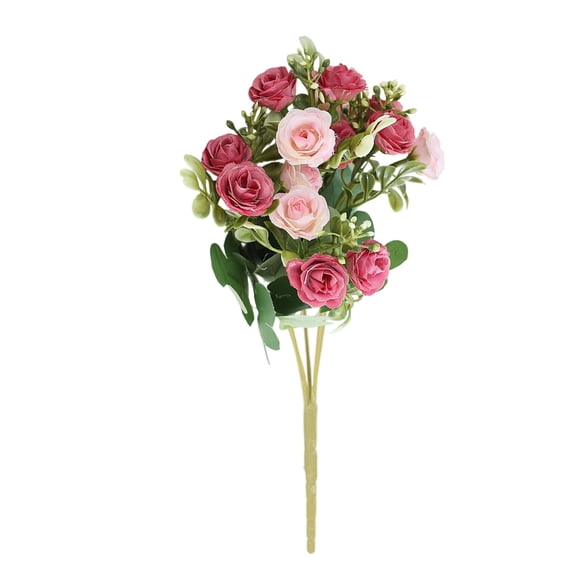 Clearance Artificial flowers under $1,Artificial Rose Bouquet Roses Flowers Bunches For Home Garden Parties Decoration