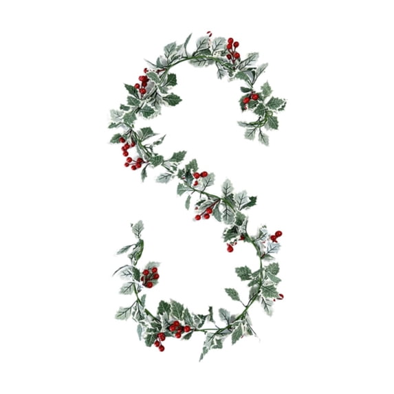 Clearance Artificial flowers under $1,Artificial Vine Decoration For Christmas Home Atmosphere With Red Berries And Vine Arrangement