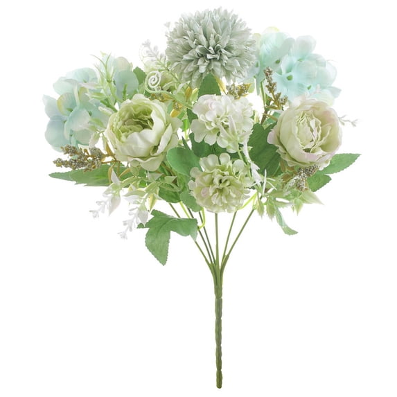 Clearance Artificial flowers under $1,Beautiful Artificial Silk Fake Flowers Wedding Valentines Bouquet Bridal Decor