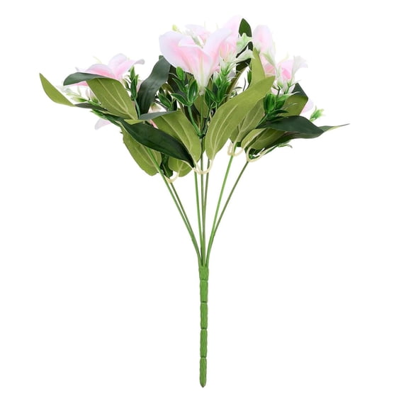 Clearance Artificial flowers under $1,Plastic Flower Lifelike Greenery For Wedding Garden Decorations