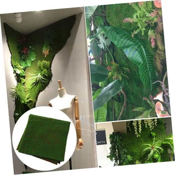 Clearance Artificial flowers under $10,Artificial Carpet DIY Synthetic Simulation Artificial Carpet For Balcony Terrace TV Wall Decoration Home Decor