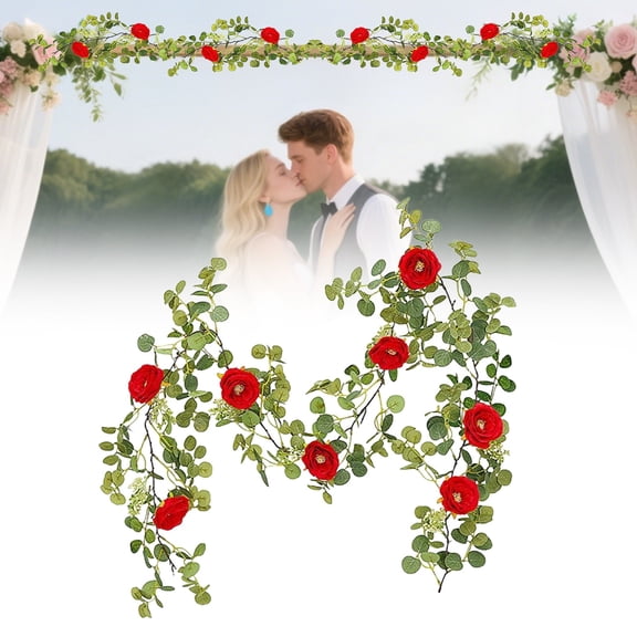 Clearance Artificial flowers under $10,Wedding Flower Wall Decoration | Luxurious Vine | Manufacturer Direct Camellia | Tabletop