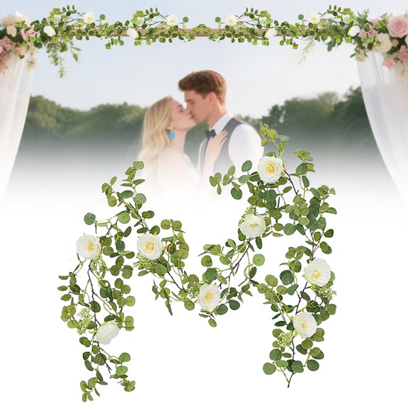 Clearance Artificial flowers under $10,Wedding Flower Wall Decoration | Luxurious Vine | Manufacturer Direct Camellia | Tabletop