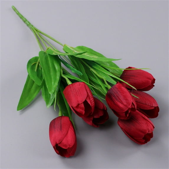 Clearance Artificial flowers under $5,7 Head Artificial Silk Fowers Bunch Wedding Home Outdoor Size 37cm Avilable In 9 Colours