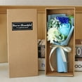 thumbnail image 1 of Clearance Artificial flowers under $5,Mother's Day Gift 3 Roses Soap Flower Carnation Bunch Gift Box, 1 of 2
