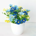 thumbnail image 1 of Clearance Artificial flowers under $5,Potted Artificial Flowers Flowers In Pots Faux Flowers In Pot For Home Decoration Desktop Decor, 1 of 4