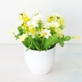 thumbnail image 1 of Clearance Artificial flowers under $5,Potted Artificial Flowers Flowers In Pots Faux Flowers In Pot For Home Decoration Desktop Decor, 1 of 4
