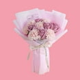 thumbnail image 1 of Clearance Artificial flowers under $5,Preserved Flower Pink Carnation Soap Bouquet Rose Flower Mother's Day Gift, 1 of 2