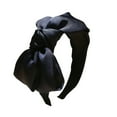 thumbnail image 1 of Clearance! Audhol Bow Headbands for Women Shenmeida Wide Headbands Hoop Bow Knot Headband Hair Elastic Fashion Hair Accessories for Women and Girls Headband with Bow Navy One Size, 1 of 3